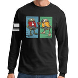 M vs S Long Sleeve T-shirt Style001