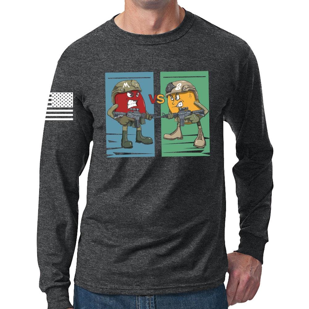 M vs S Long Sleeve T-shirt Style001