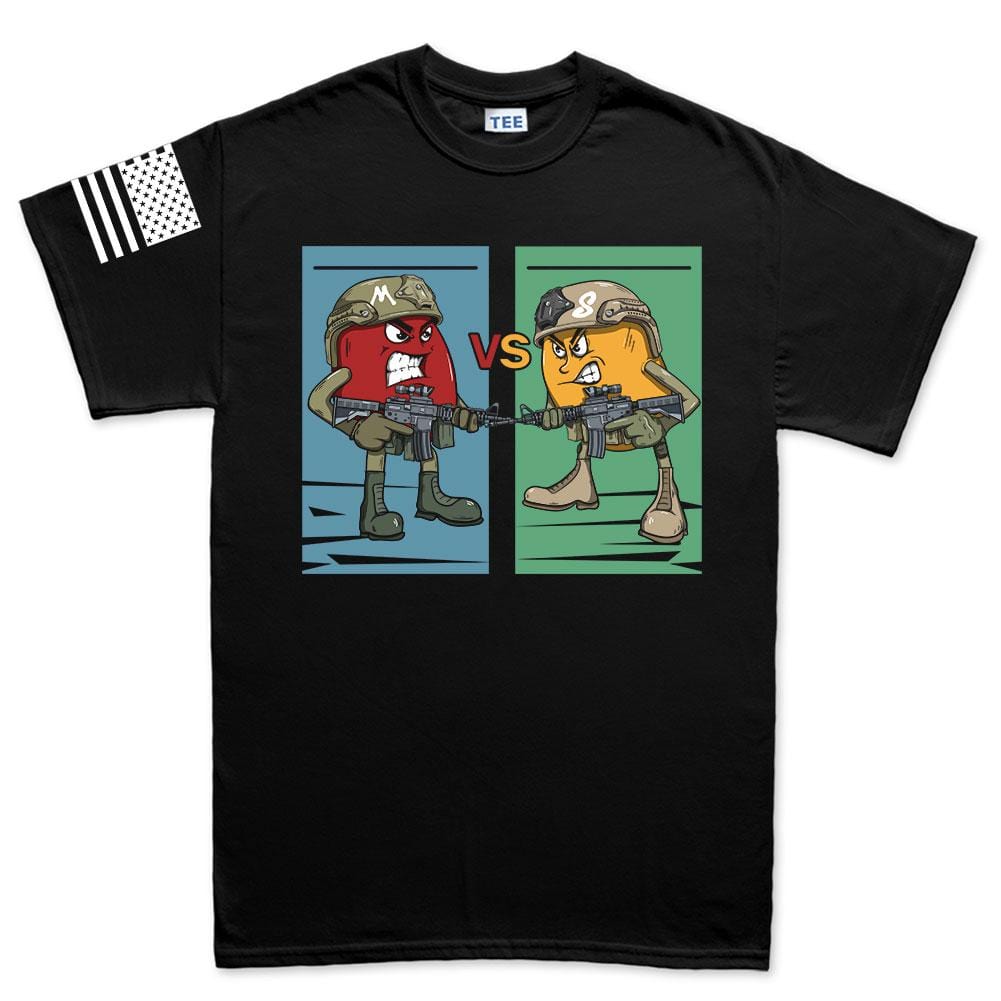 Mens M vs S T-shirt