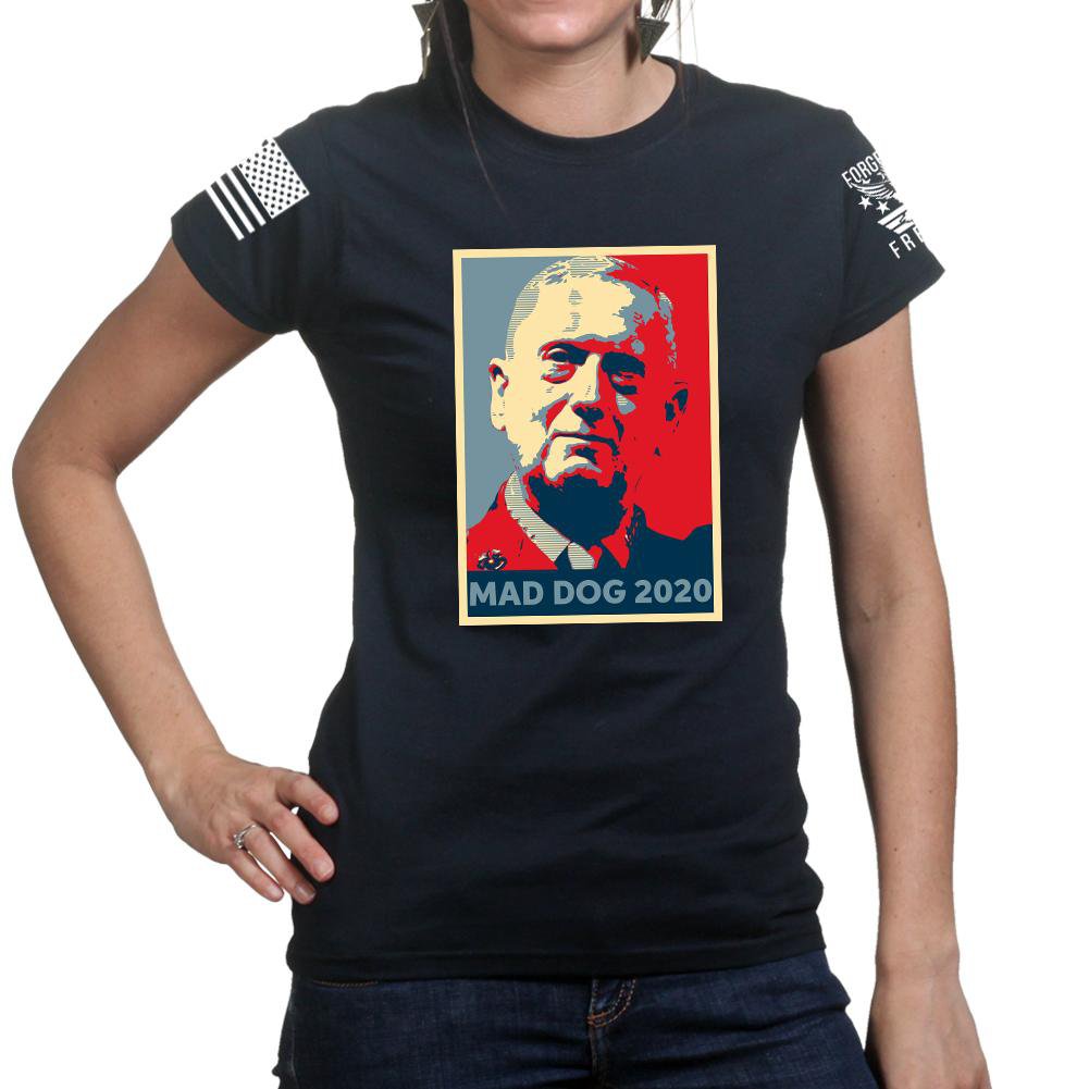 Mad Dog Mattis For President Ladies T-shirt