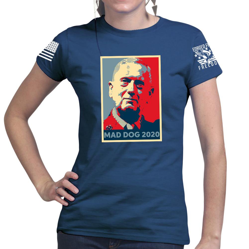 Mad Dog Mattis For President Ladies T-shirt