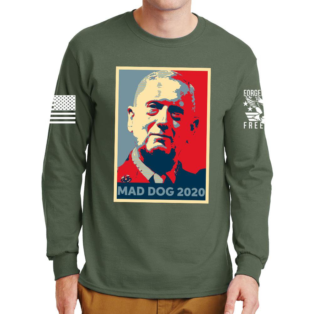 Mad Dog Mattis For President Long Sleeve T-shirt Style001