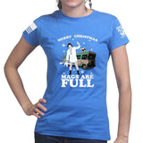 Merry Christmas Mags Are Full Ladies T-shirt Style001