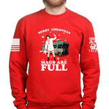 Merry Christmas Mags Are Full Sweatshirt Style001