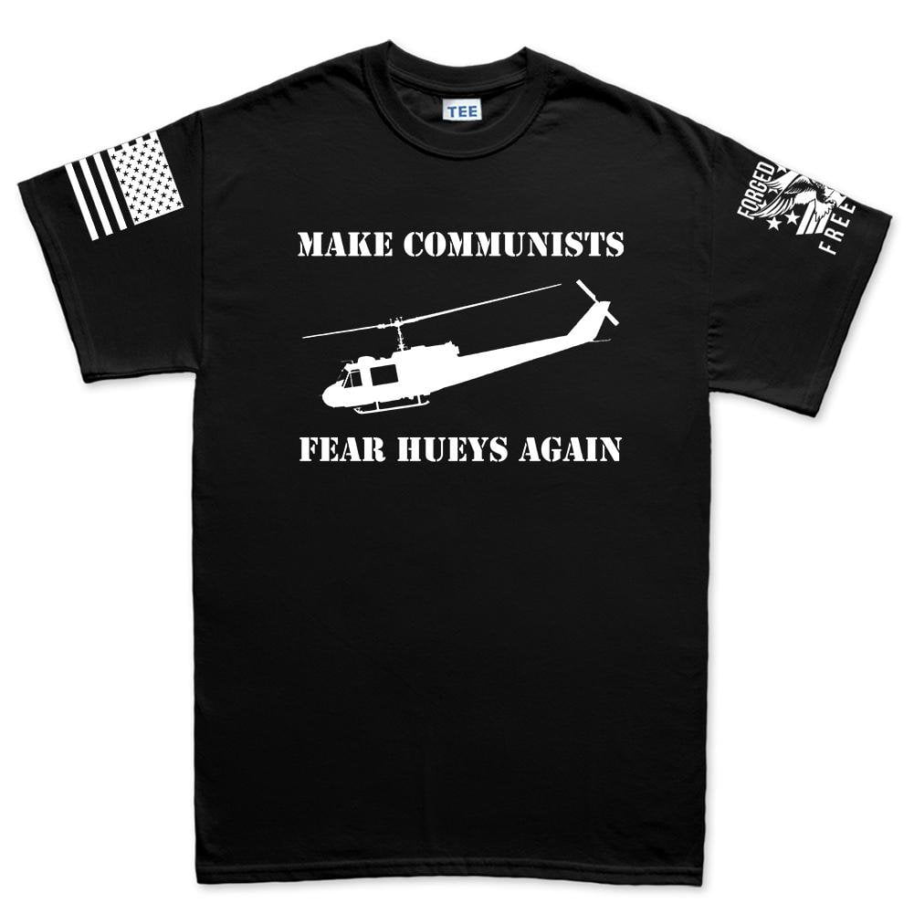 Make Communists Fear Hueys Again Men's T-shirt Style001