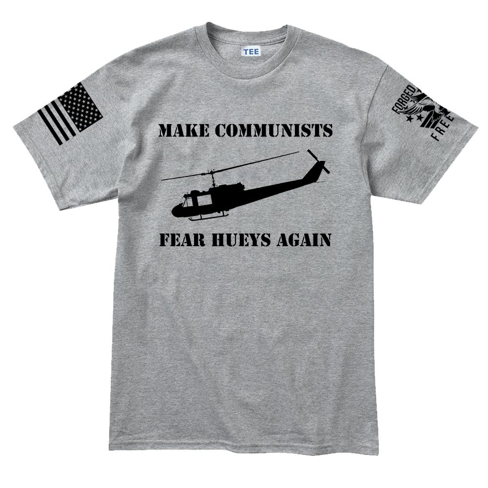 Make Communists Fear Hueys Again Men's T-shirt Style001
