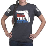 Make Florida The Gunshine State Ladies T-shirt Style001