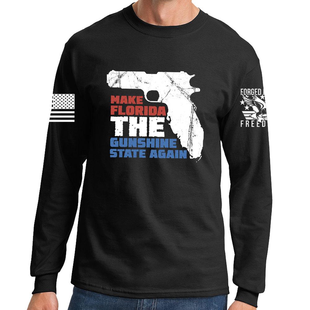 Make Florida The Gunshine State Long Sleeve T-shirt Style001