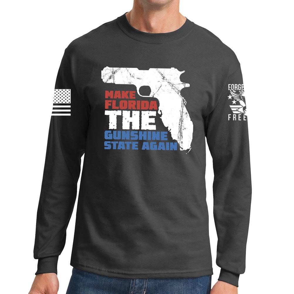 Make Florida The Gunshine State Long Sleeve T-shirt Style001