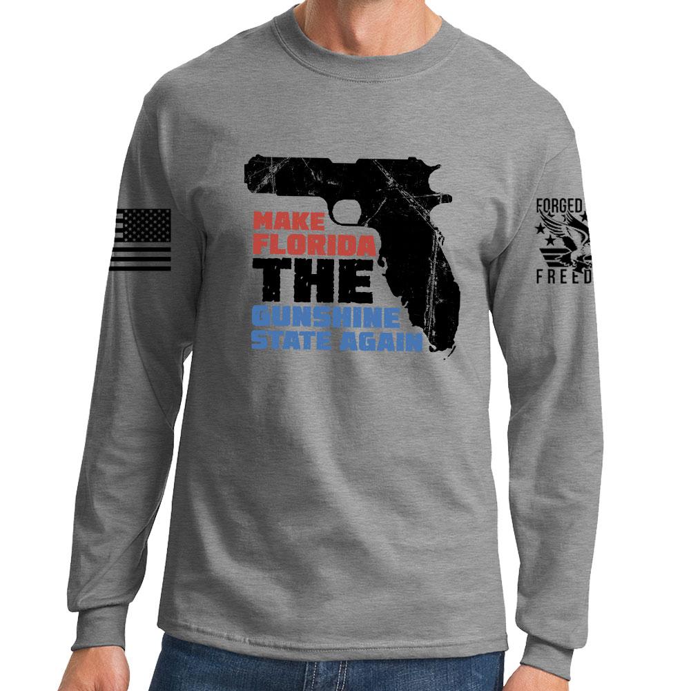 Make Florida The Gunshine State Long Sleeve T-shirt Style001