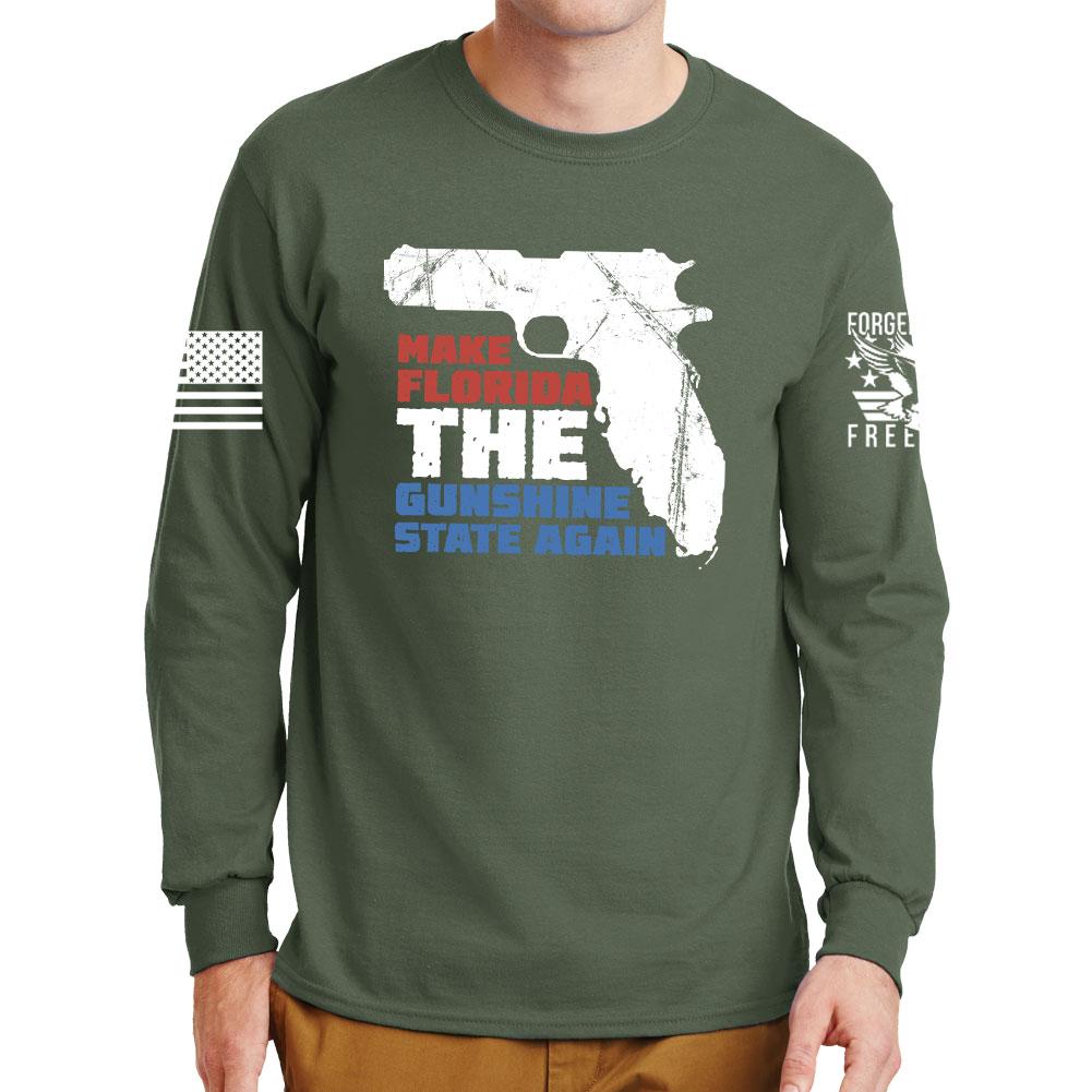 Make Florida The Gunshine State Long Sleeve T-shirt Style001