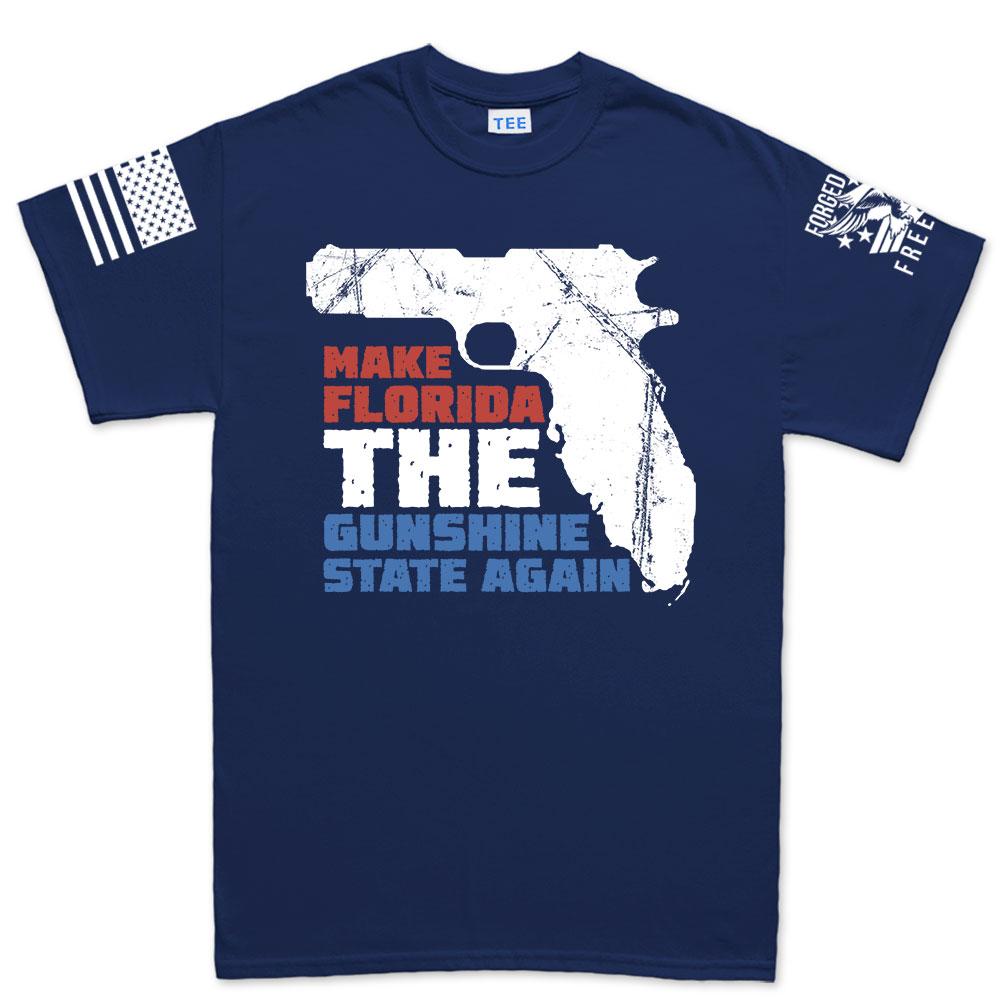 Make Florida The Gunshine State Men's T-shirt Style001