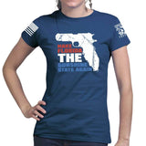 Make Florida The Gunshine State Ladies T-shirt Style001