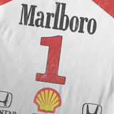 MCLARN-H0NDA MP4/4 TEAM WHITE HEAVY WEIGHT TEE
