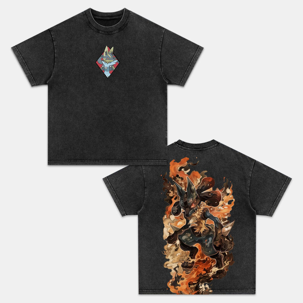 MEGA LUCARIO VINTAGE TEEä¸¨POKÃ‰MON-[DS]