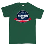 Memorial Day A Time to Honor Men's T-shirt Style001