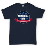 Memorial Day A Time to Honor Men's T-shirt Style001