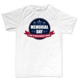 Memorial Day A Time to Honor Men's T-shirt
