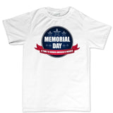 Memorial Day A Time to Honor Men's T-shirt Style001