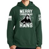 Merry Christmas Hans Hoodie Style001