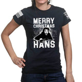 Merry Christmas Hans Ladies T-shirt Style001