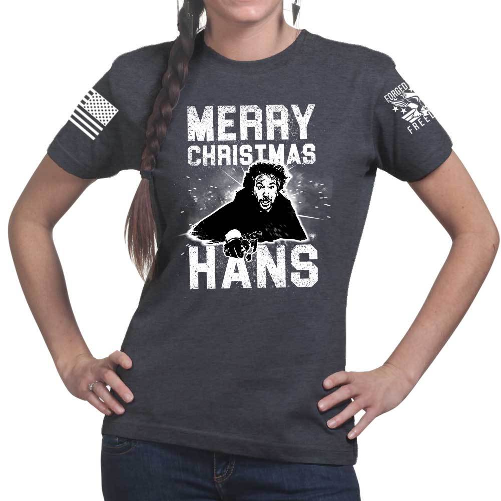 Merry Christmas Hans Ladies T-shirt Style001