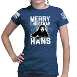 Merry Christmas Hans Ladies T-shirt Style001