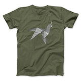 Origami Unicorn Funny Movie Men/Unisex T-Shirt