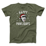 Happy Pawlidays Men/Unisex T-Shirt
