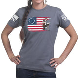 Modern Minuteman Ladies T-shirt Style001