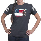 Modern Minuteman Ladies T-shirt Style001