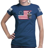 Modern Minuteman Ladies T-shirt Style001