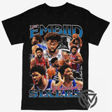 Joel Embiid Tee Shirt AI Philadelphia 76ers Sixers Basketball