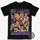 Jason Williams Tee Shirt Sacramento Kings NBA Basketball (V2)