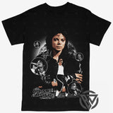 Michael Jackson Tee Shirt King of Pop RIP Rap Style Music Artist (V2)
