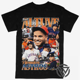Jose Altuve Tee Shirt Houston Astros MLB Baseball
