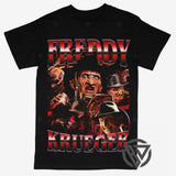 Freddy Krueger Tee Shirt Nightmare on Elm Street Scary Movie Halloween Style001