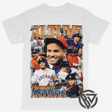 Jose Altuve Tee Shirt Houston Astros MLB Baseball