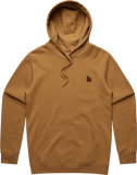 TEKKEN - 'Mokujin' Small Logo Embroidered Pullover Hoodie - Camel