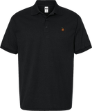 TEKKEN - 'Mokujin' Small Logo Embroidered Polo Shirt - Black