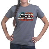 My Gun My Choice Ladies T-shirt