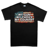 My Gun My Choice Men's T-shirt Style001