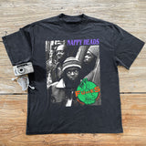 NAPPY HEADS HEAVYWEIGHT BLACK T-SHIRT