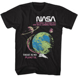 NASA - There Is No Planet B - American Classics - Solid Black Adult Short Sleeve T-Shirt
