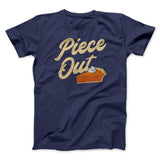 Piece Out Funny Thanksgiving Men/Unisex T-Shirt