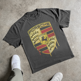 NEED MONEY FOR PORSCHE BLACK HEAVY WEIGHT TEE