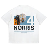 Norris White Helmet Tee