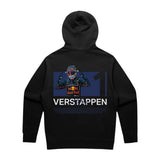 Verstappen White Helmet Hoodie