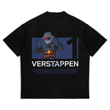 Verstappen White Helmet Tee