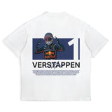 Verstappen White Helmet Tee